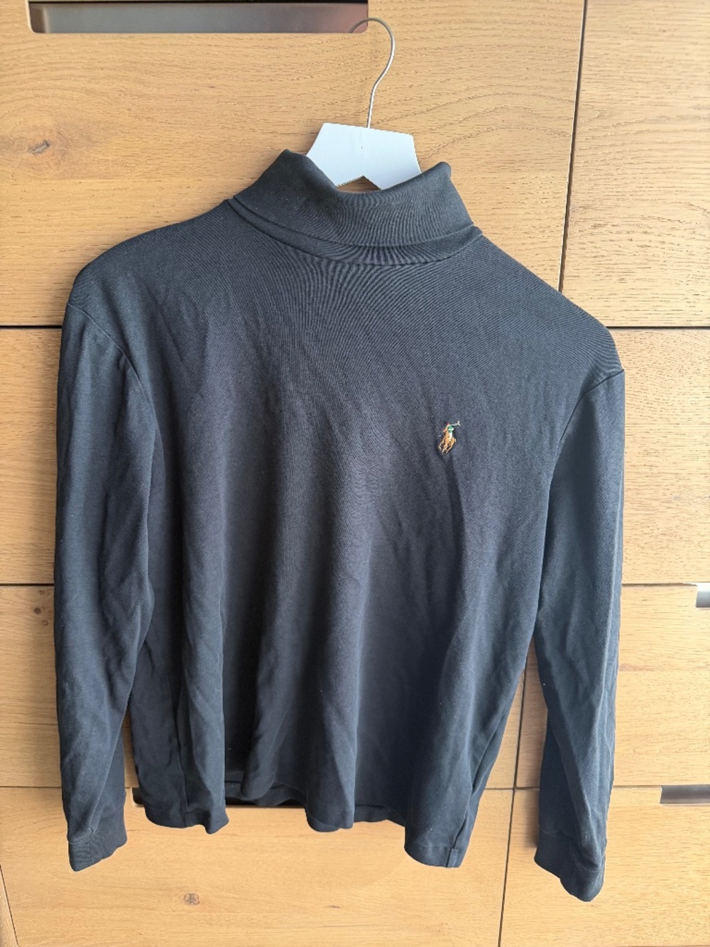 Polo Ralph Lauren Soft Cotton Turtleneck Long Sleeve Black Men’s Size M